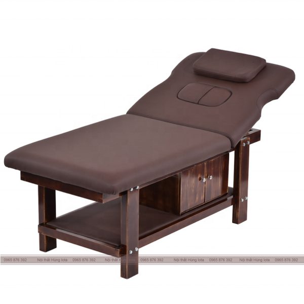 Giướng massage gỗ sồi nâng đầu GS14