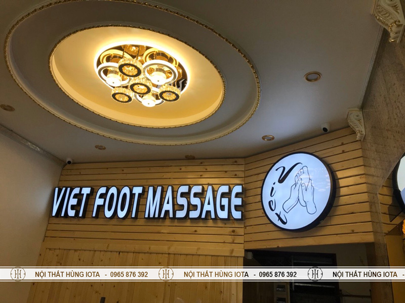 Lắp đặt nội thất trung tâm Viet Foot massage