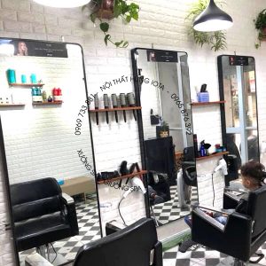 Gương cắt tóc tràn viền hình chữ nhật giá rẻ đẹp