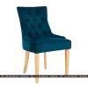 Ghế gỗ bàn ăn Decor màu xanh navi Sheraton đẹp giá rẻ tại xưởng