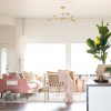 Sofa gia đình màu hồng đẹp sang trọng giá rẻ phong cách decor