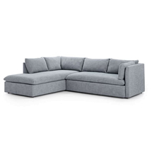 Sofa chung cư chữ L màu tím nhạt SFGD02
