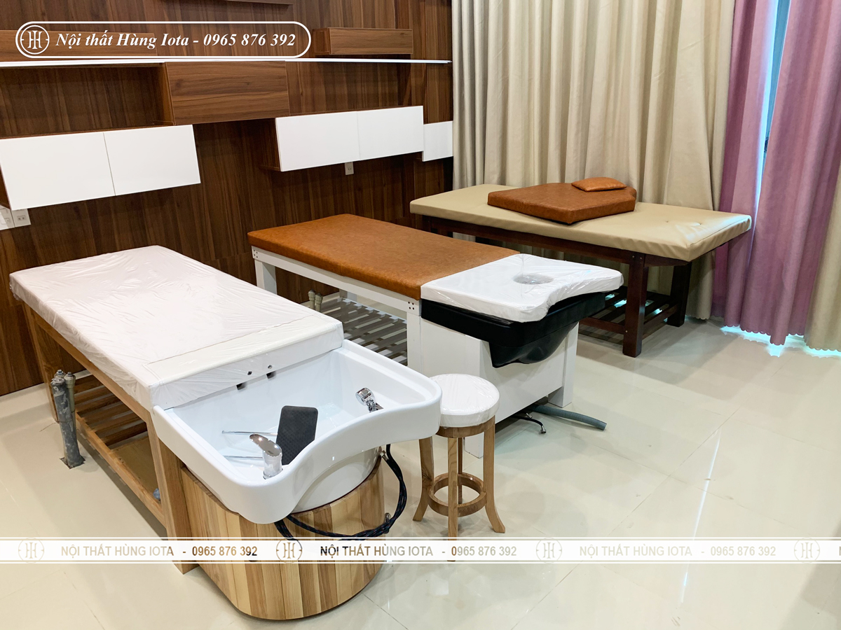 Giường nằm gội spa massage 2 in 1 đẹp giá rẻ ở Bắc Giang