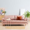 Ghế sofa nhung màu hồng cá tính