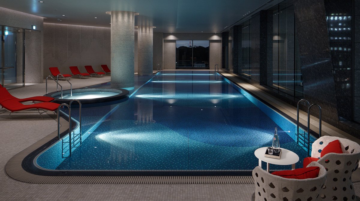 Thiết kế bể bơi trong nhà cho spa 