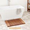 Thảm gỗ phòng tắm màu gỗ tự nhiên