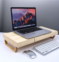 Kệ gỗ kê laptop, màn hình decor đẹp hiện đại, giá rẻ KMT08