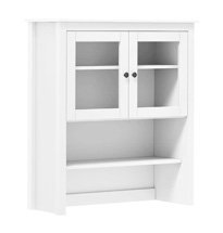 Tủ gỗ đựng thuốc gia đình nhỏ gọn màu trắng có cửa kính TDD67
