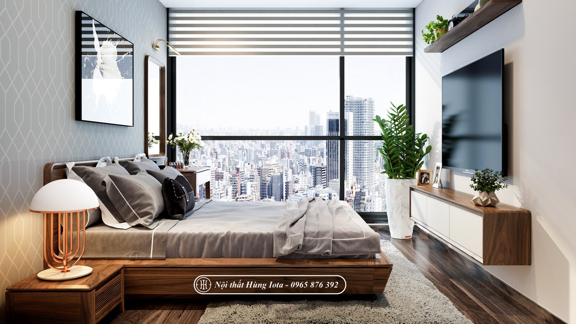 49 Mẫu thiết kế phòng ngủ chung cư đẹp theo xu hướng mới