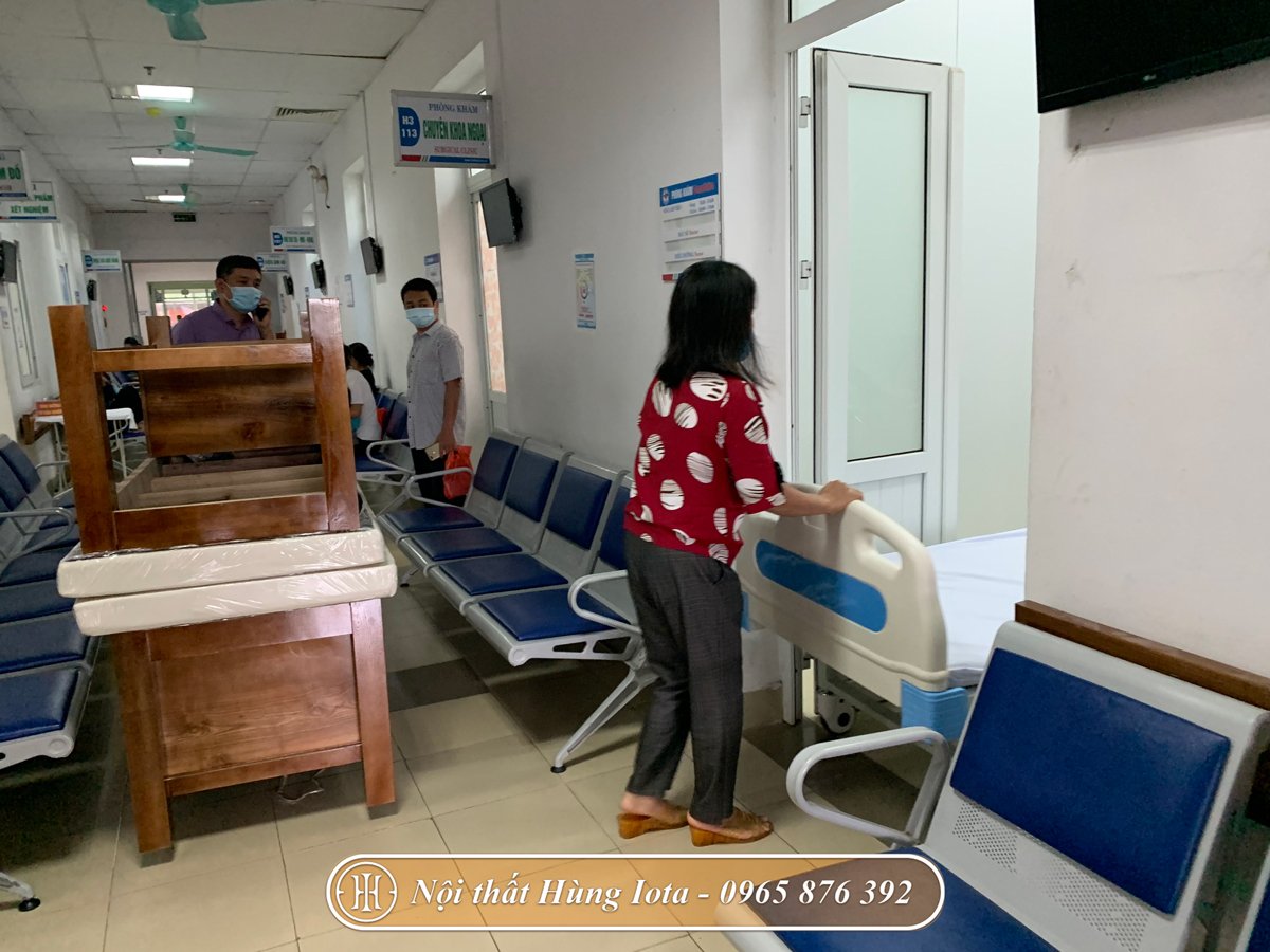 Lắp đặt giường massage trị liệu cho bệnh viện Sóc Sơn