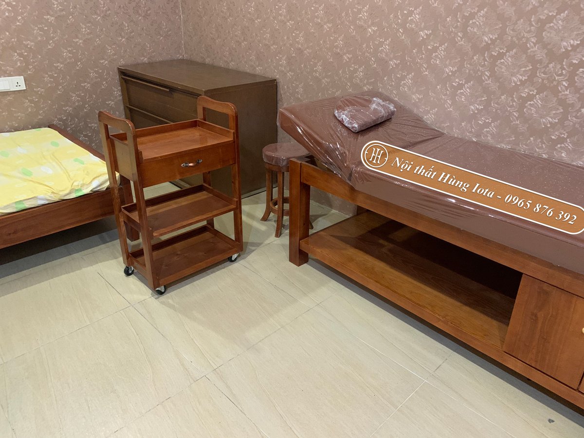Lắp đặt nội thất phòng massage tại nhà ở Long Biên