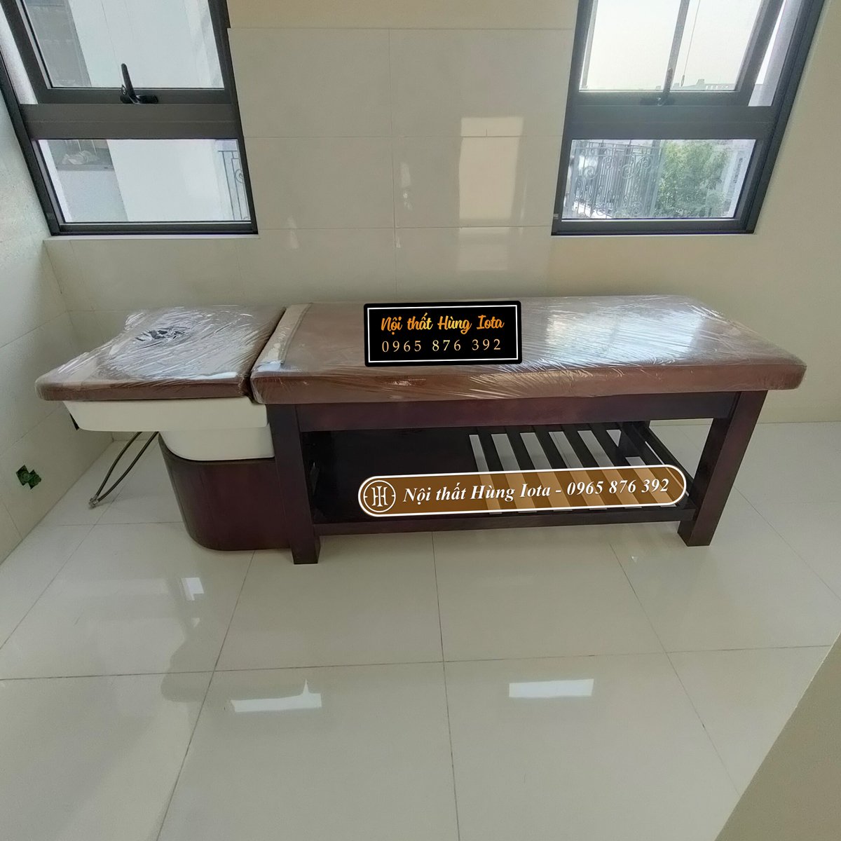 Lắp đặt giường gội đầu massage gia đình tại Thanh Xuân
