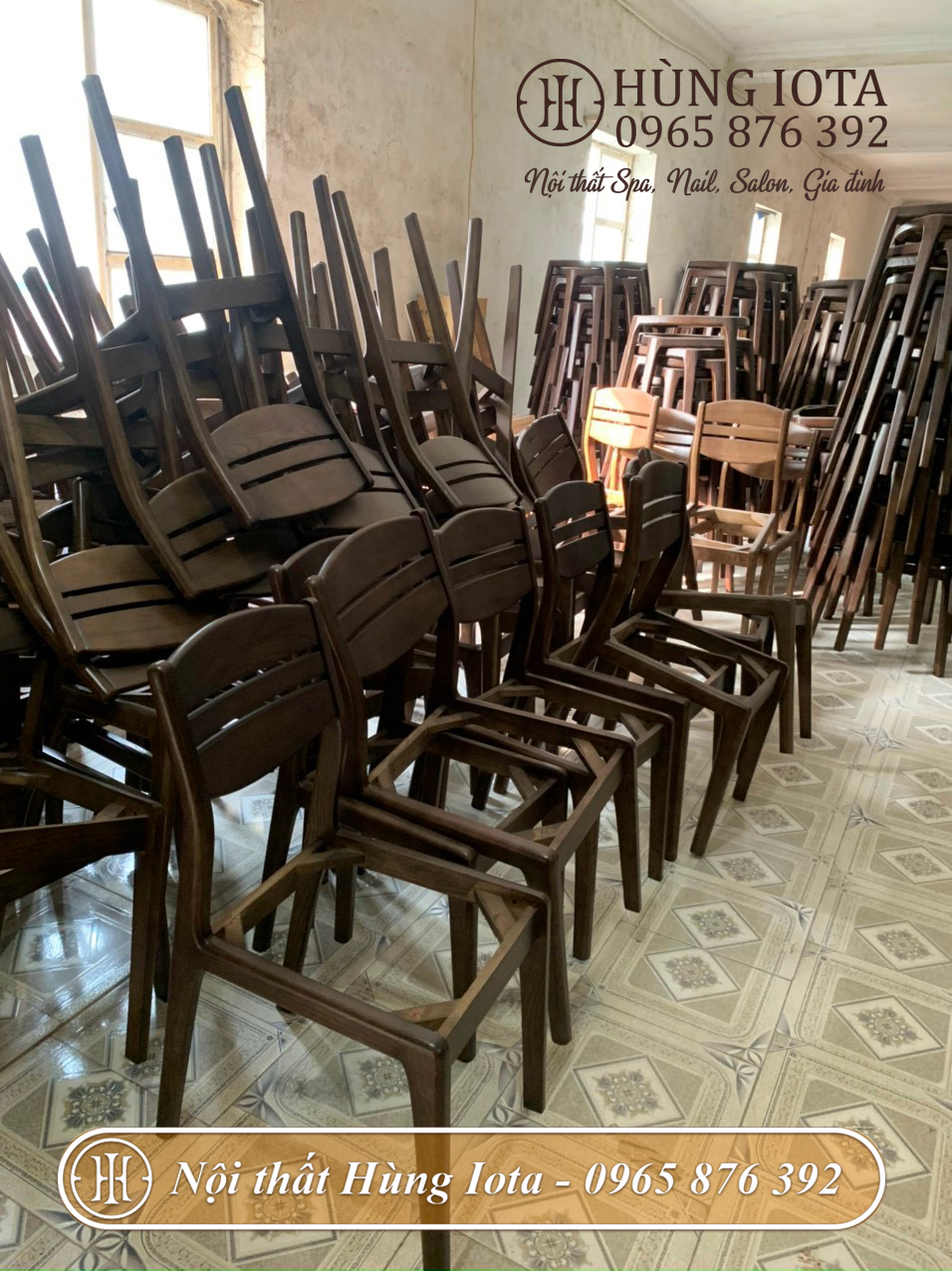 Xưởng sản xuất ghế gỗ Vega 3 lá uy tín tại Hà Nội