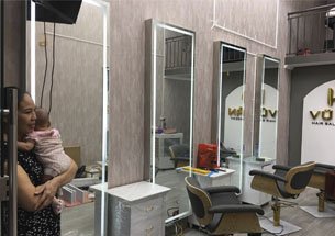 Thumb lắp đặt gương cắt tóc có đèn đẹp giá rẻ ở Bắc Ninh