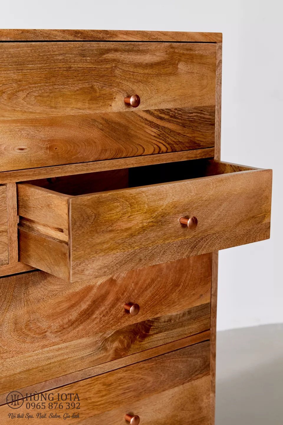 Tủ ngăn kéo gỗ đựng đồ trang điểm, quần áo, phụ kiện