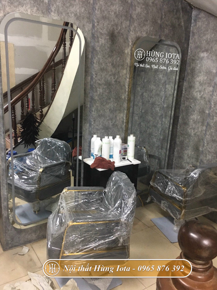 Lắp đặt nội thất salon tóc đẹp tại Nam Định