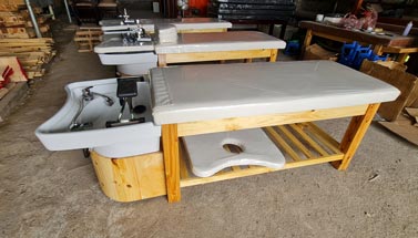 Thumb xưởng sản xuất giường gội đầu gỗ thông chất lượng cao