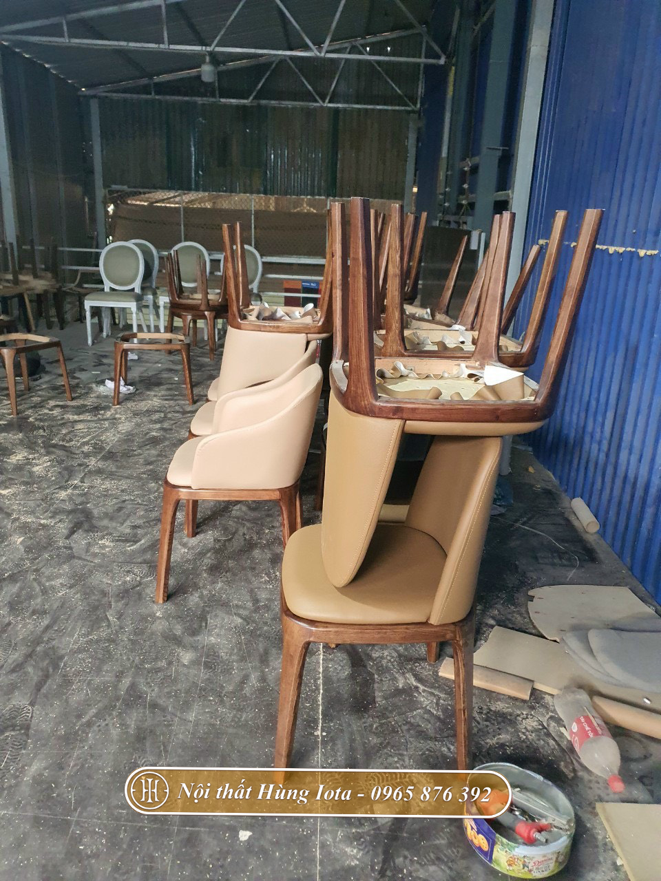 Xưởng sản xuất ghế Grace gỗ đẹp hiện đại