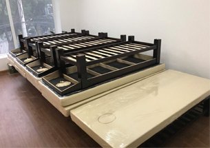 Thumb lắp đặt giường massage trị liệu gỗ sồi tại Hoàng Mai