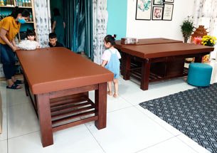 Thumb setup giường massage bà bầu tại Bắc Ninh