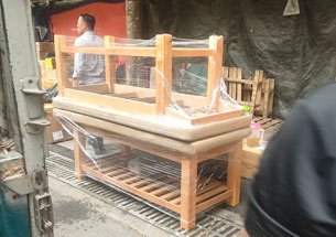 Thumb setup giường gỗ spa tại Mộc Châu, Sơn La