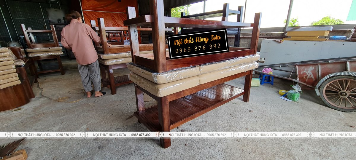Giường massage body cho resort tại Bình Thuận