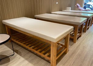 Thumb giường massage màu gỗ sồi