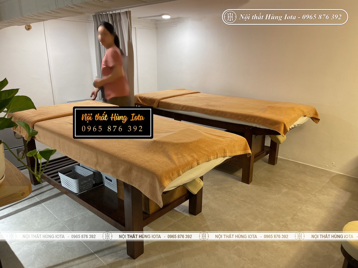 Dịch vụ thay đệm giường massage spa