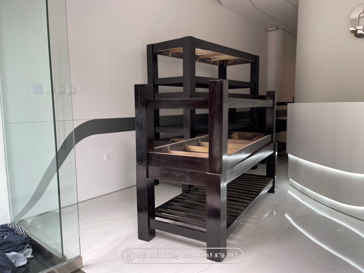 Sản xuất khung giường spa gỗ cho thẩm mỹ viện
