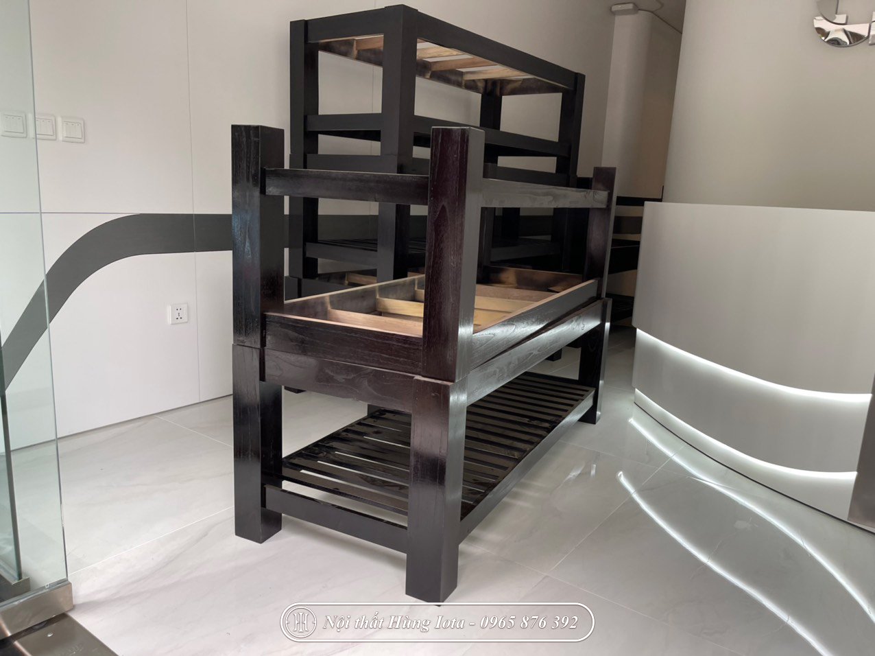 Sản xuất khung giường spa gỗ giá rẻ