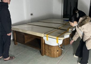 Thumb lắp đặt giường gội đầu spa tại Thái Bình