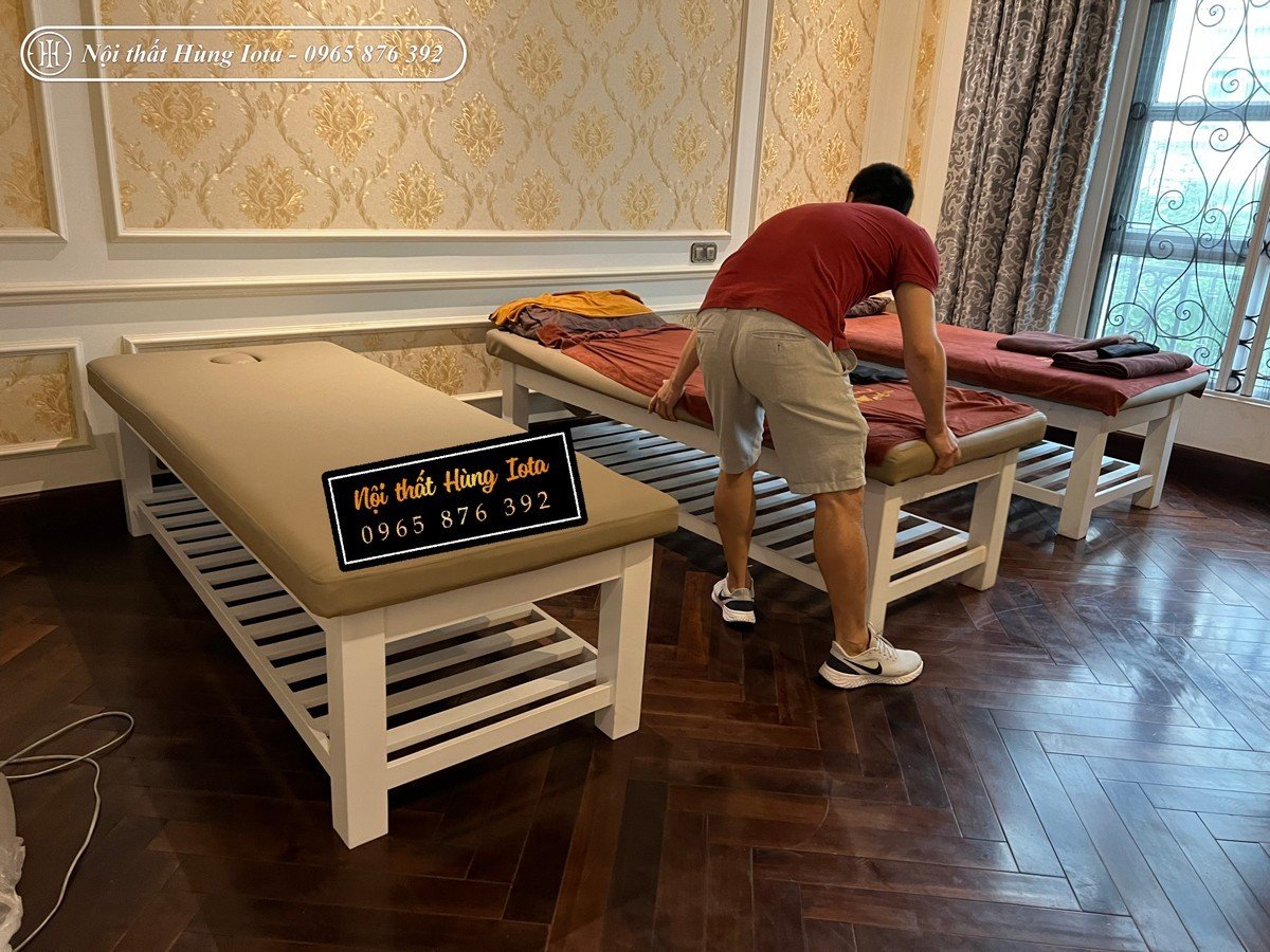 Giường massage chân thấp tại Mỹ Đình