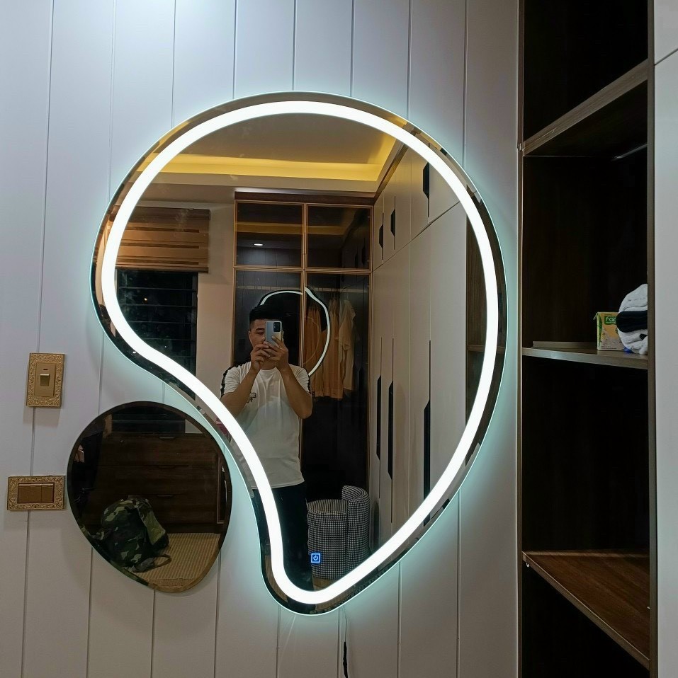 Xưởng sản xuất gương decor có đèn tại Hà Nội
