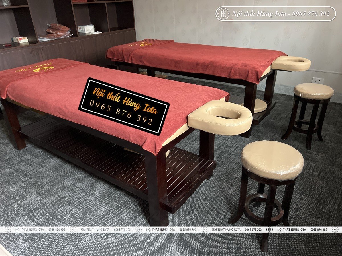 Lắp đặt giường massage cho khách sạn ở Tây Hồ