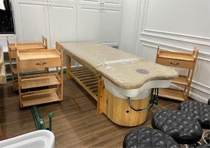 Thumb giường gội và giường spa màu gỗ cho TMV Mindu