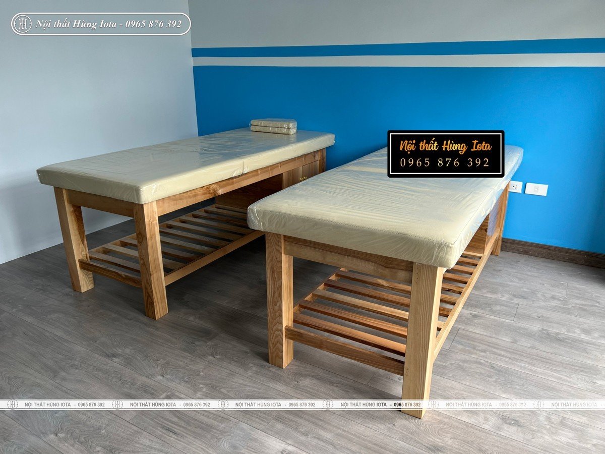 Lắp đặt giường gỗ phòng khám phụ khoa