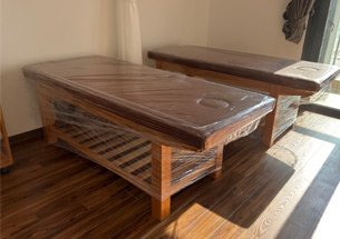 Thumb lắp đặt giường spa gỗ màu nâu tại Vinhmes Skylakes