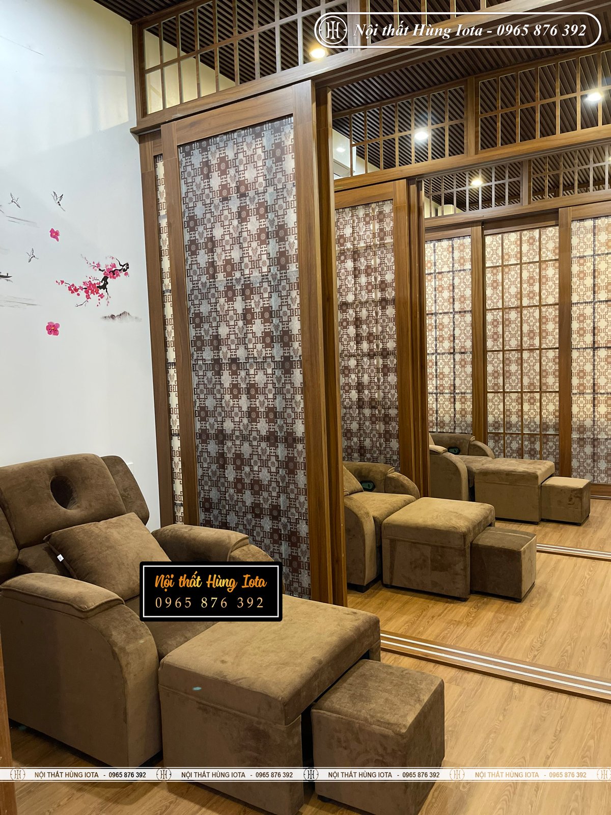Lắp đặt giường spa và ghế foot massage tại Lạng Sơn