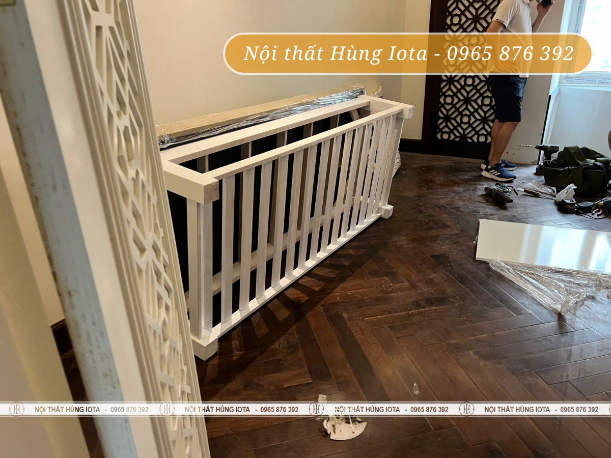 Lắp đặt giường massage chân thấp cho Hana Massage