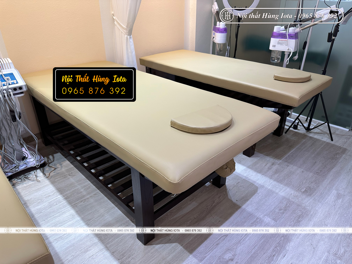 Giường spa massage Bùi Diệp Mulgwang Spa Nguyễn Trãi