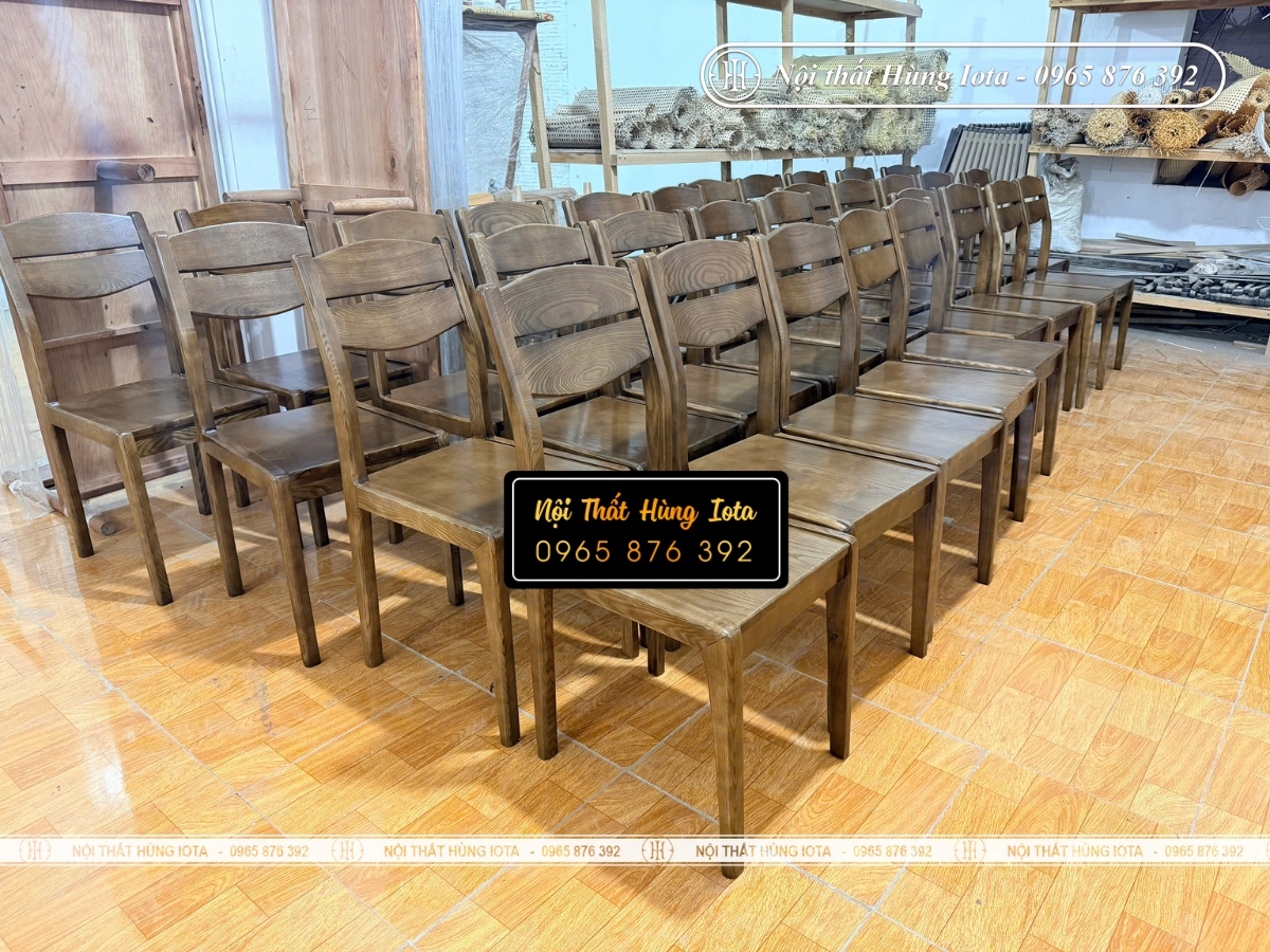 Ghế quán ăn gỗ cao cấp