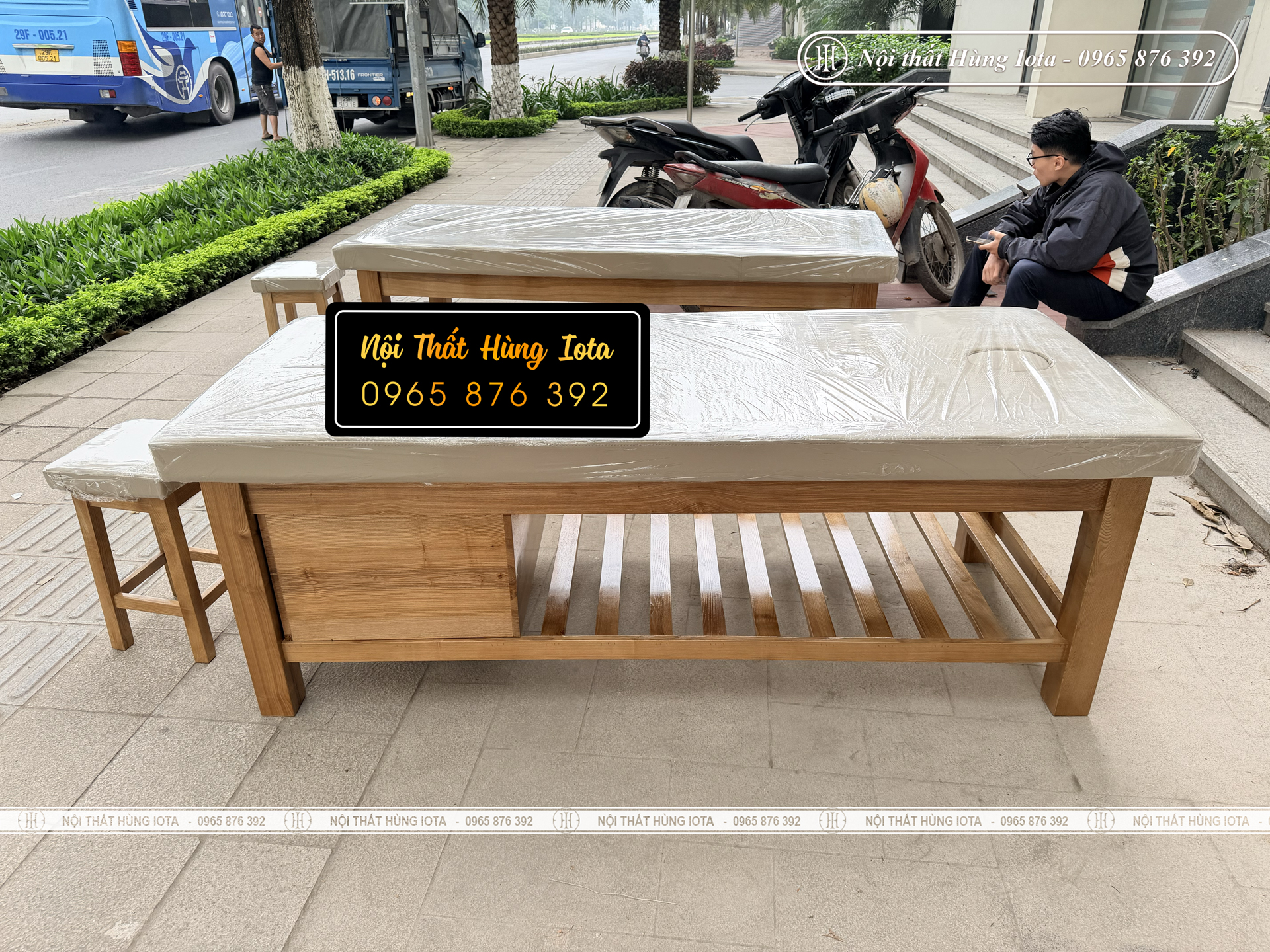 Lắp đặt giường spa phòng tập gym ở Starlake Tây Hồ