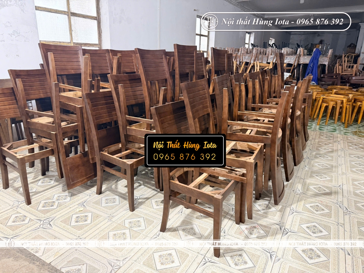 Xưởng sản xuất ghế quán ăn theo yêu cầu