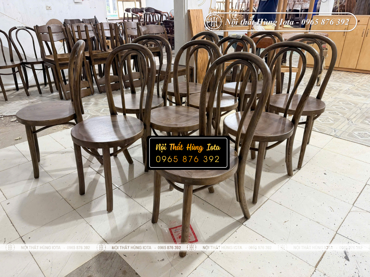 Xưởng sản xuất ghế cafe Thonet gỗ