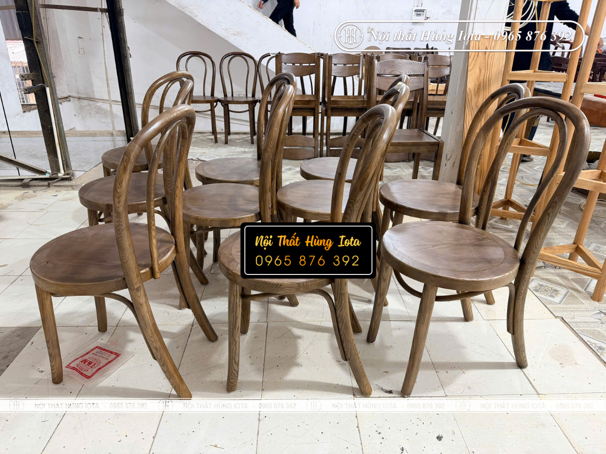 Xưởng sản xuất ghế Thonet gỗ giá rẻ