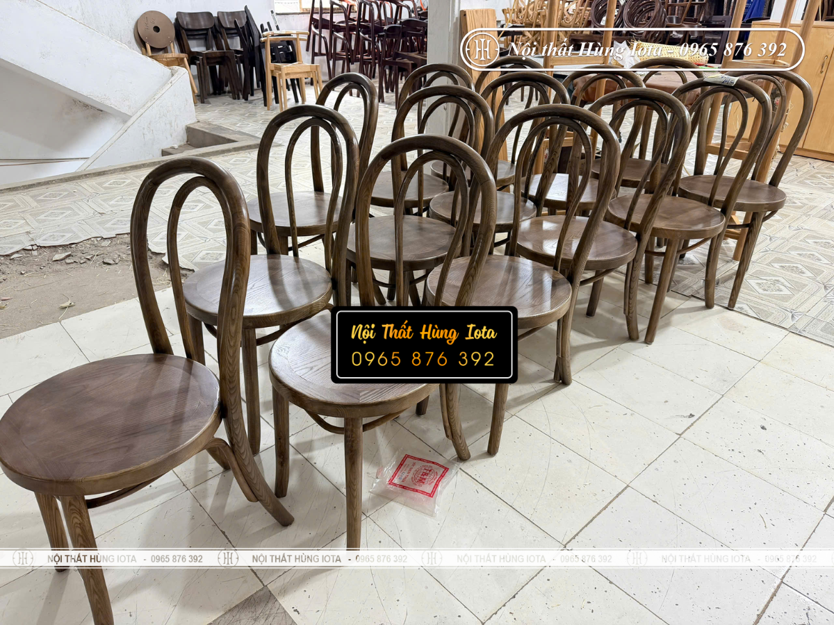 Xưởng sản xuất ghế Thonet gỗ sồi cao cấp