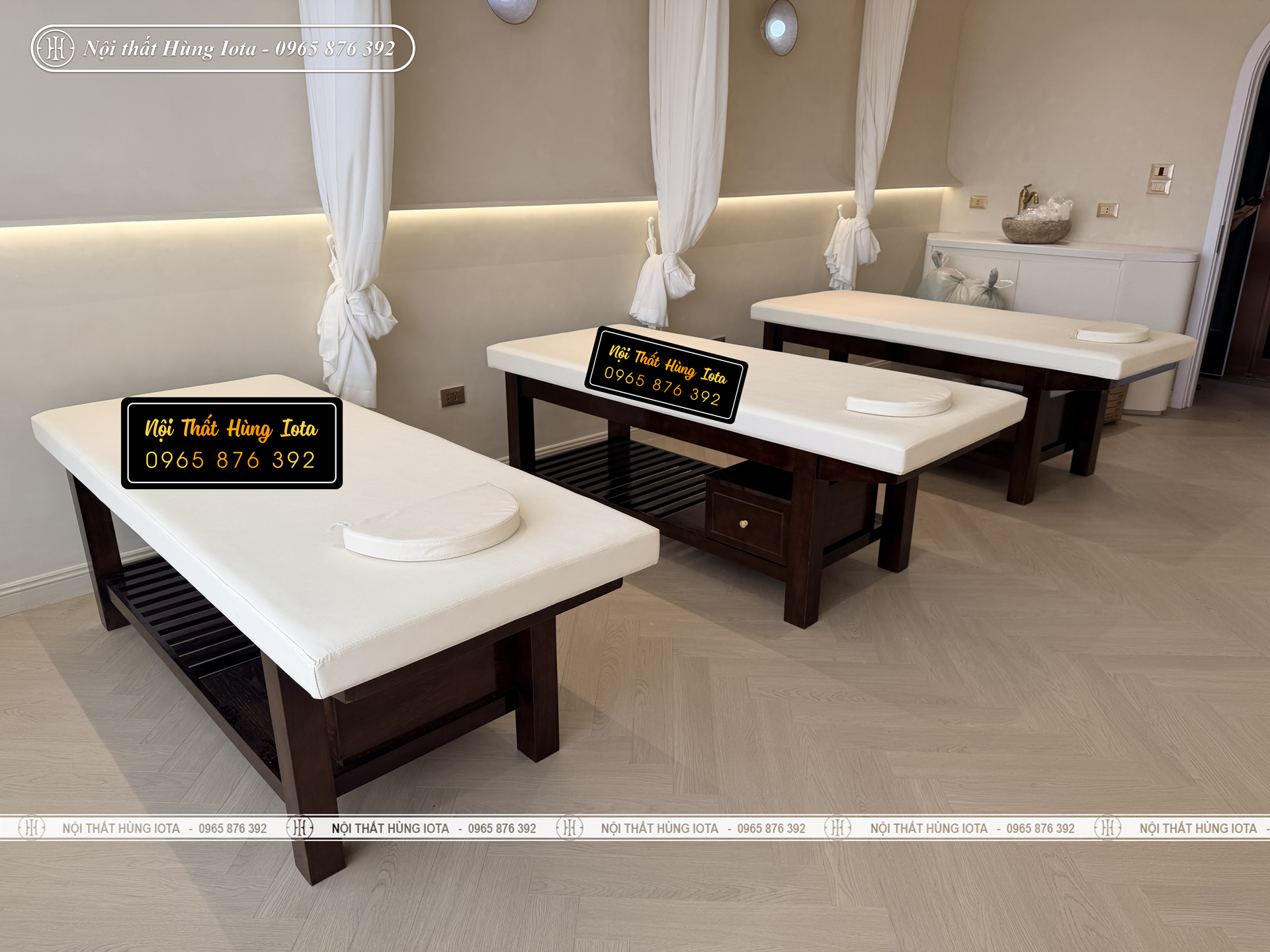 Giường spa có tủ nhỏ ở Đống Đa