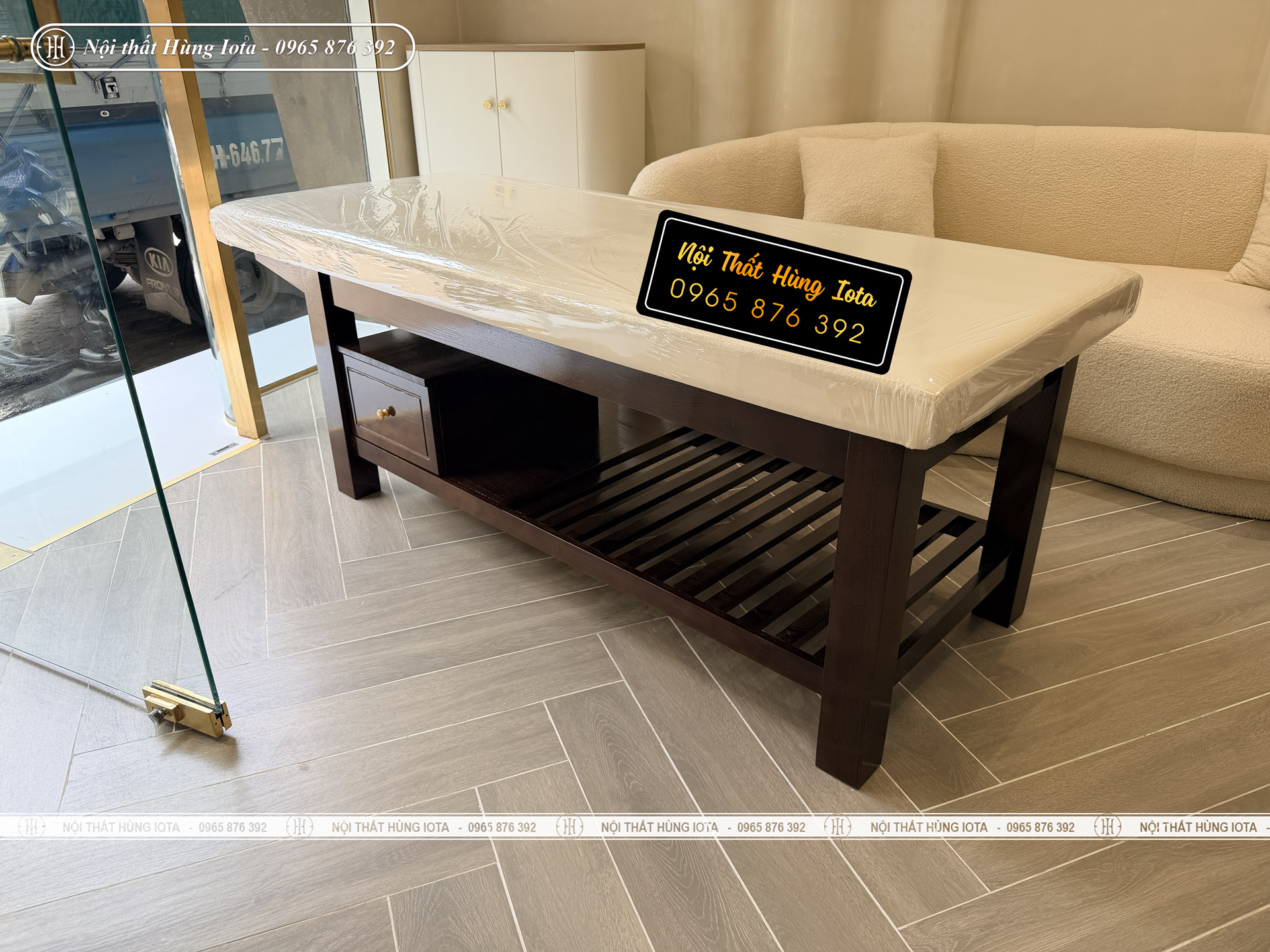 Giường spa đẹp chăm sóc da có tủ ở Đống Đa