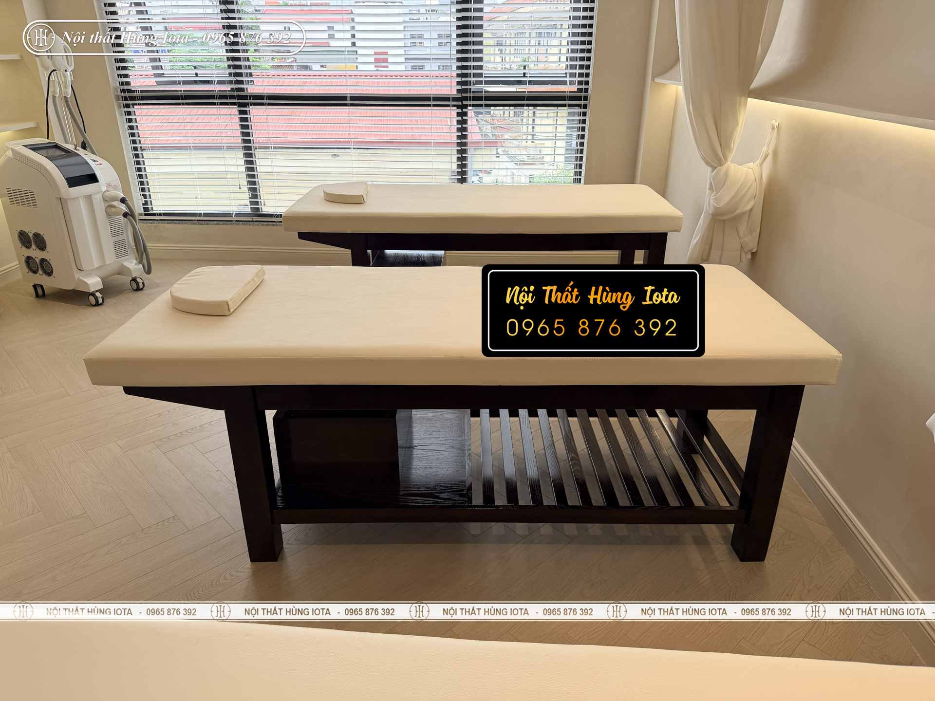 Lắp đặt giường massage body có tủ ở Đống Đa