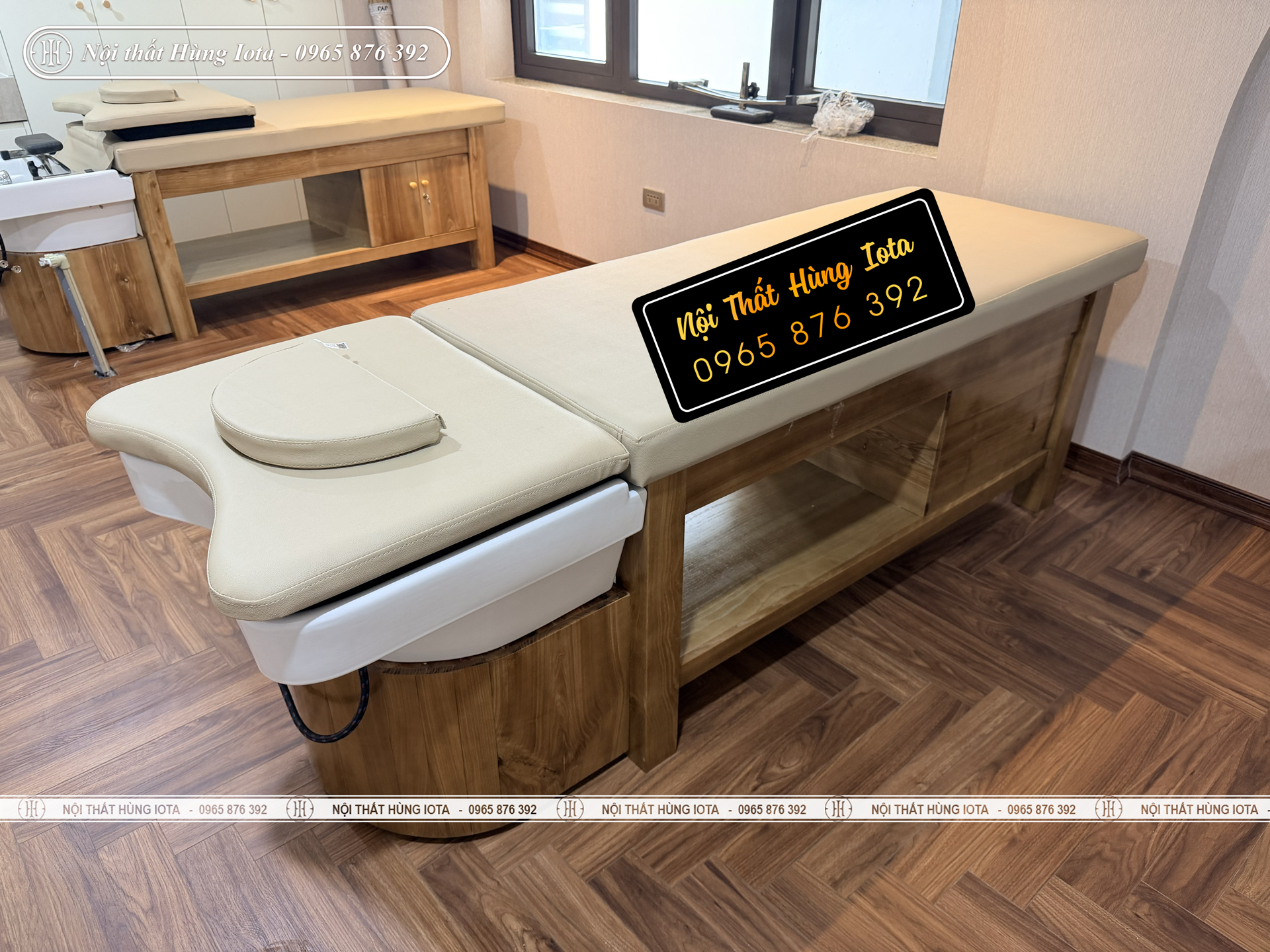 Giường gội đầu cho phòng khám ở Hai bà Trưng